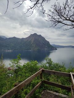 Foto de simona zappella a lo largo del recorrido