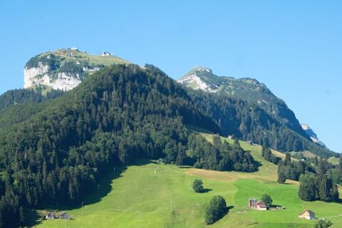 Blick auf Ebenalp und Schäfler