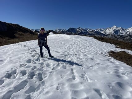 Foto de Alfred Seebacher a lo largo del recorrido
