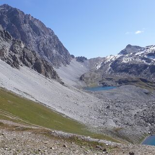 Blick vom Ela Pass Richtung Fuorcla Tschitta