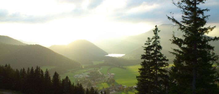 Blick auf den Erlaufsee