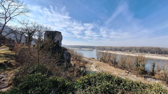 Foto von Regina Fleischmann entlang der Tour