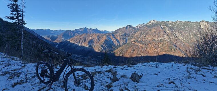 Foto von Johann Schallinger entlang der Tour