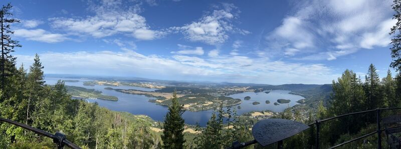 Foto de Stefan Huber a lo largo del recorrido