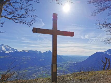 Der Gipfel mit seinem Kreuz