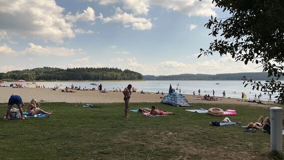 Photo de Christian Leidenfrost le long du parcours