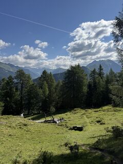 Photo de Petra Seidner le long du parcours