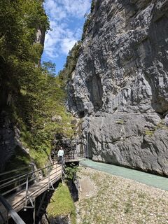 Foto von Mark Neill entlang der Tour