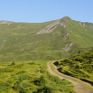 Blick auf den Gernkogel oberhalb der Hochsonnbergalm
