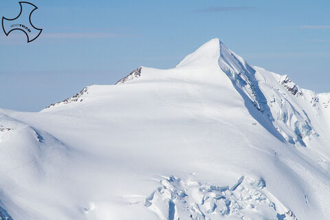 Punta San Matteo, Spuren des Aufstiegs und des Abstiegs.