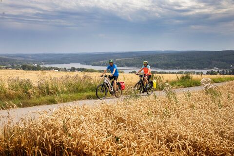 Radfahrer Felder Möhnesee