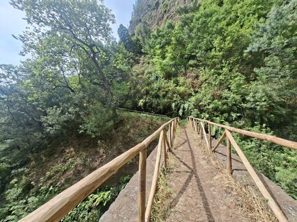 Foto de Sabine Krohn a lo largo del recorrido