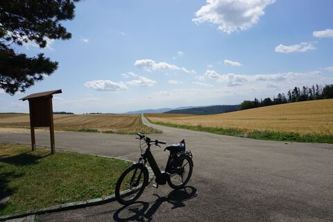 Weitblick in Richtung Alpen
