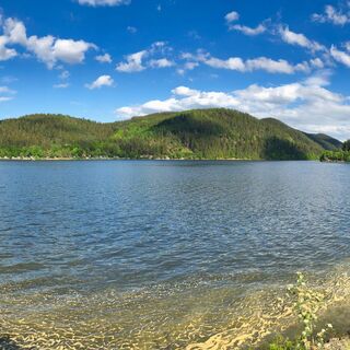 Landschaft am Hohenwarte Stausee