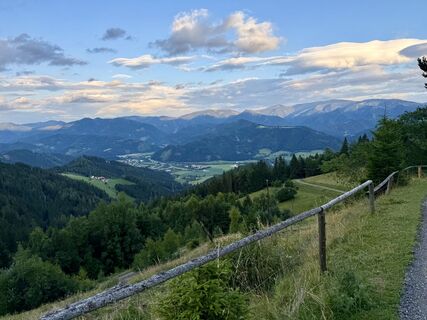 Foto von Brigitta Erhart entlang der Tour