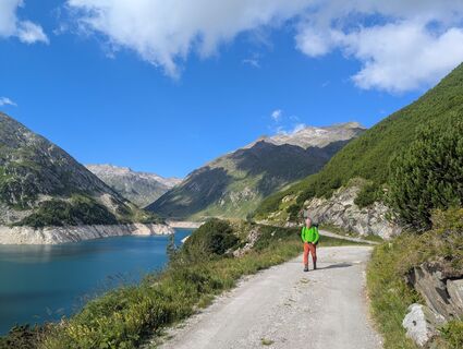 Foto von Anke entlang der Tour