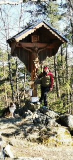 Foto von Klaus Lehner entlang der Tour