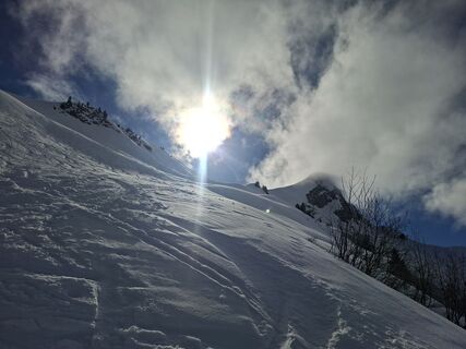 Foto von Karl-Heinz Martin entlang der Tour