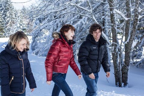 Wanderung im Schnee