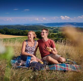 Picknick auf dem Vogelherd-Hügel