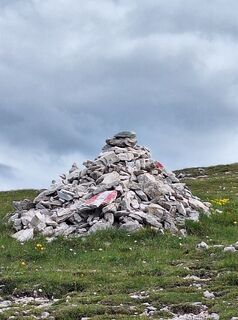 Foto von Dagmar Hofer entlang der Tour