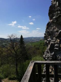 Burgruine Eversberg Ausblick