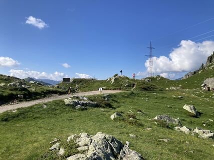 Foto von Marilena Locatelli entlang der Tour
