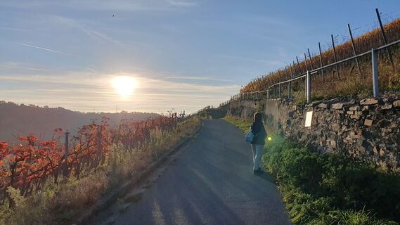 Foto von Jürgen Dubbert entlang der Tour