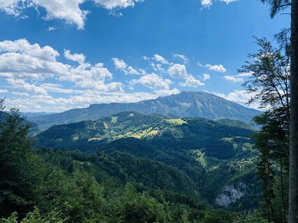 Photo de Friedrich Schlager le long du parcours