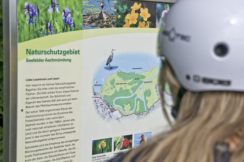 Infotafel Naturschutzgebiet Seefelder Aach
