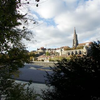 Blick auf Berner Münster - ViaJacobi Etappe 30