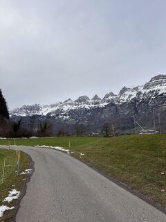 Foto von Cyrill Bischof entlang der Tour