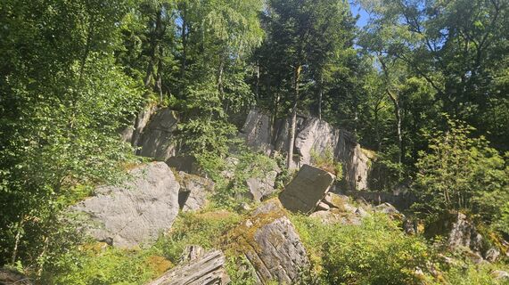 Foto von Klaus Reinhold entlang der Tour