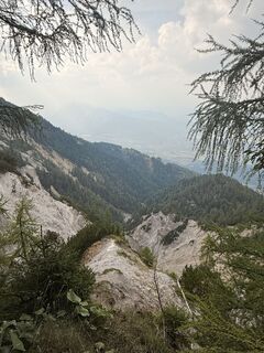 Photo de Hans Peter Gröchenig le long du parcours