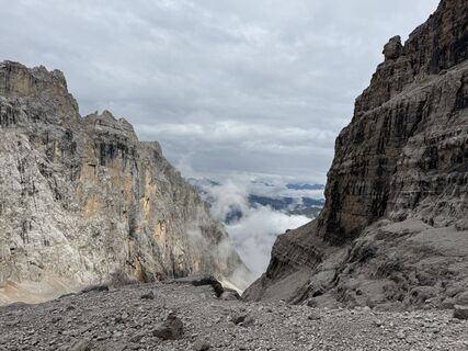 Photo de Norbert Herbig le long du parcours