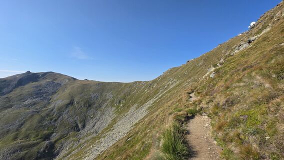 Photo de Gerhard Wilding le long du parcours