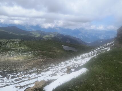 Photo de Samuel le long du parcours