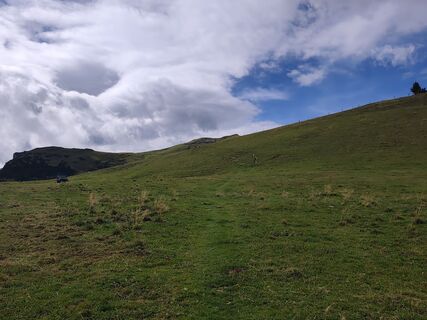 Photo de Peter Seliner le long du parcours