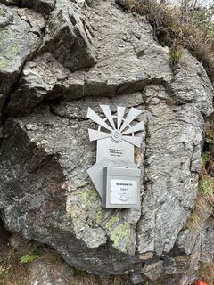 Photo de Brigitta Konrad le long du parcours