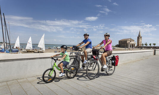 Caorle - Radfahren in der Nähe von La Madonnina