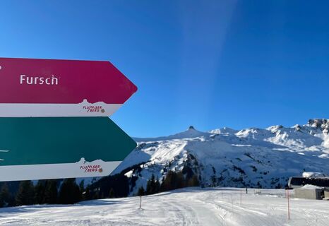 Wegbeschilderung Richtung Fursch