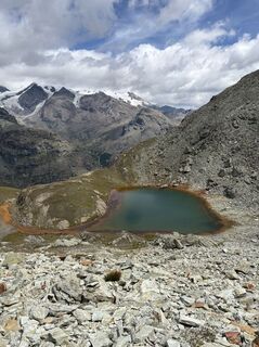 Foto von Monica entlang der Tour