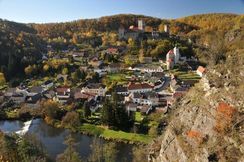 Blick auf Hardegg