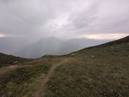Foto von Benjamin Bergmann entlang der Tour