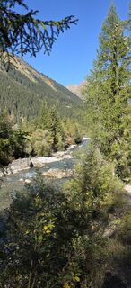 Photo de Silke Vonderlehr le long du parcours