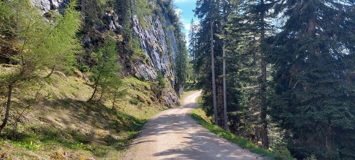 Foto von Kurt Mauracher entlang der Tour