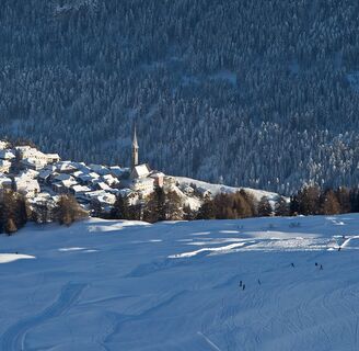Blick auf Sent und die Sömmibar