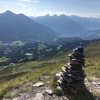 Oben auf dem Piz Danis