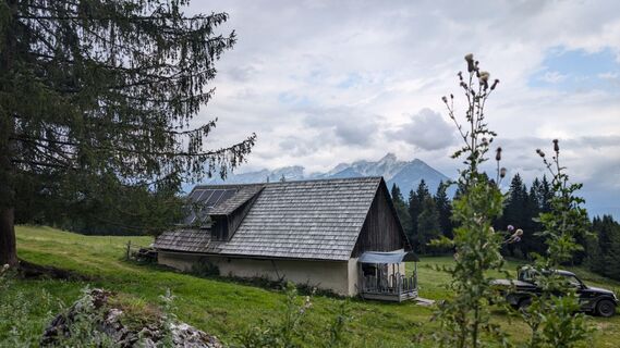 Fotografia z Klaus Lehner na trase