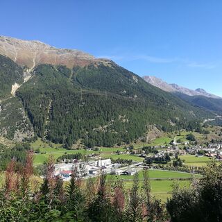 Blick auf Zernez